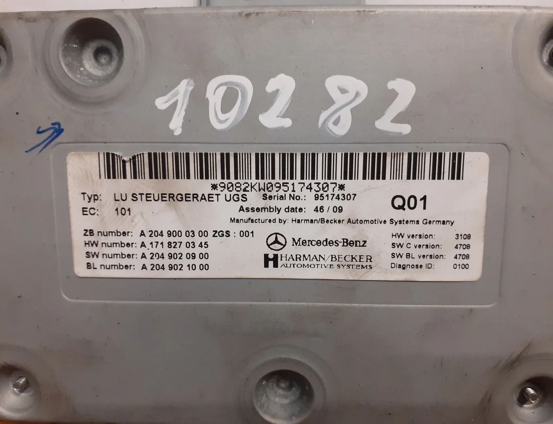 MERCEDES-BENZ E-Class W212/S212/C207/A207 (2009-2016) Другие блоки управления A2049021000,#10282,A2049020900,A1718270345,A2049000300 15014621