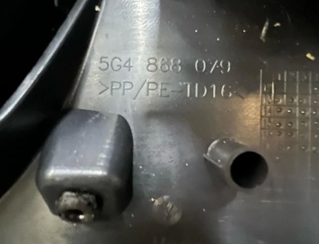 VOLKSWAGEN Golf 7 generation (2012-2024) Обшивка передней левой двери 5G0959857,5G1867255,#F5283,5G4867011 28318724