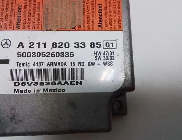 MERCEDES-BENZ E-Class W211/S211 (2002-2009) SRS Control Unit A2118205785 20549037