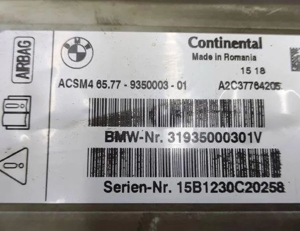 BMW X5 F15 (2013-2018) Блок SRS 9350003 31520282