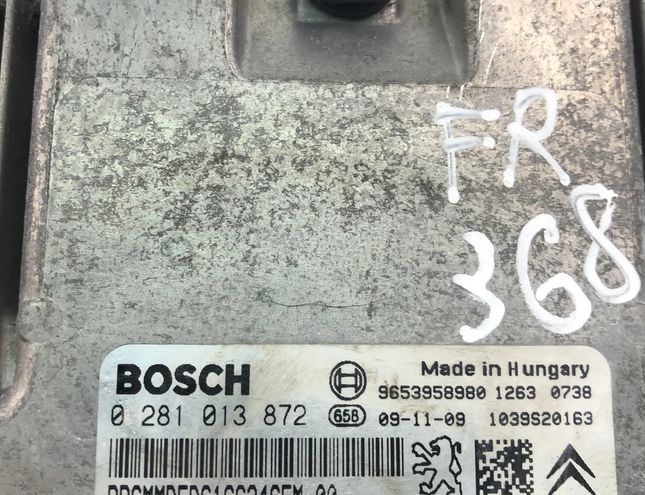 CITROËN Berlingo 2 generation (2008-2023) Engine Control Unit ECU 9664843780,0281013872 24422317