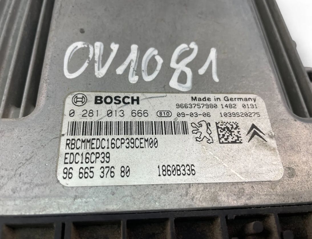 PEUGEOT 4007 1 generation (2007-2012) Блок управления двигателем 9666537680,0281013666 32064954