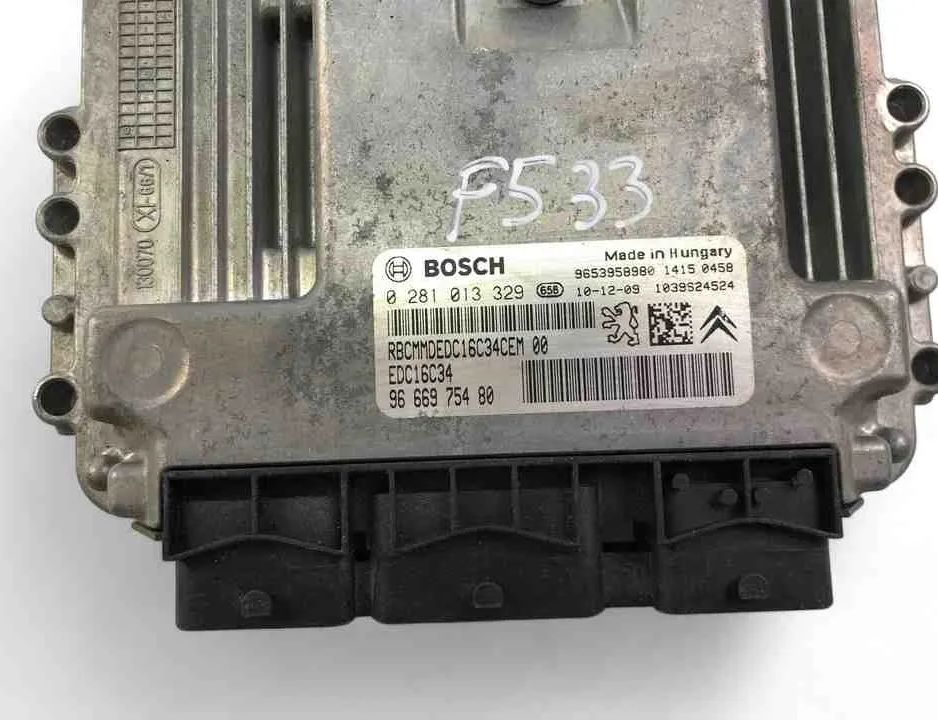 CITROËN Berlingo 2 generation (2008-2023) Engine Control Unit ECU 9666975480,0281013329,9653958980 32560820
