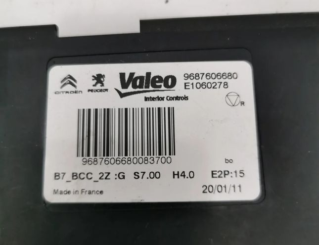 CITROËN C4 2 generation (2010-2024) Climate control unit 9687606680 10585303