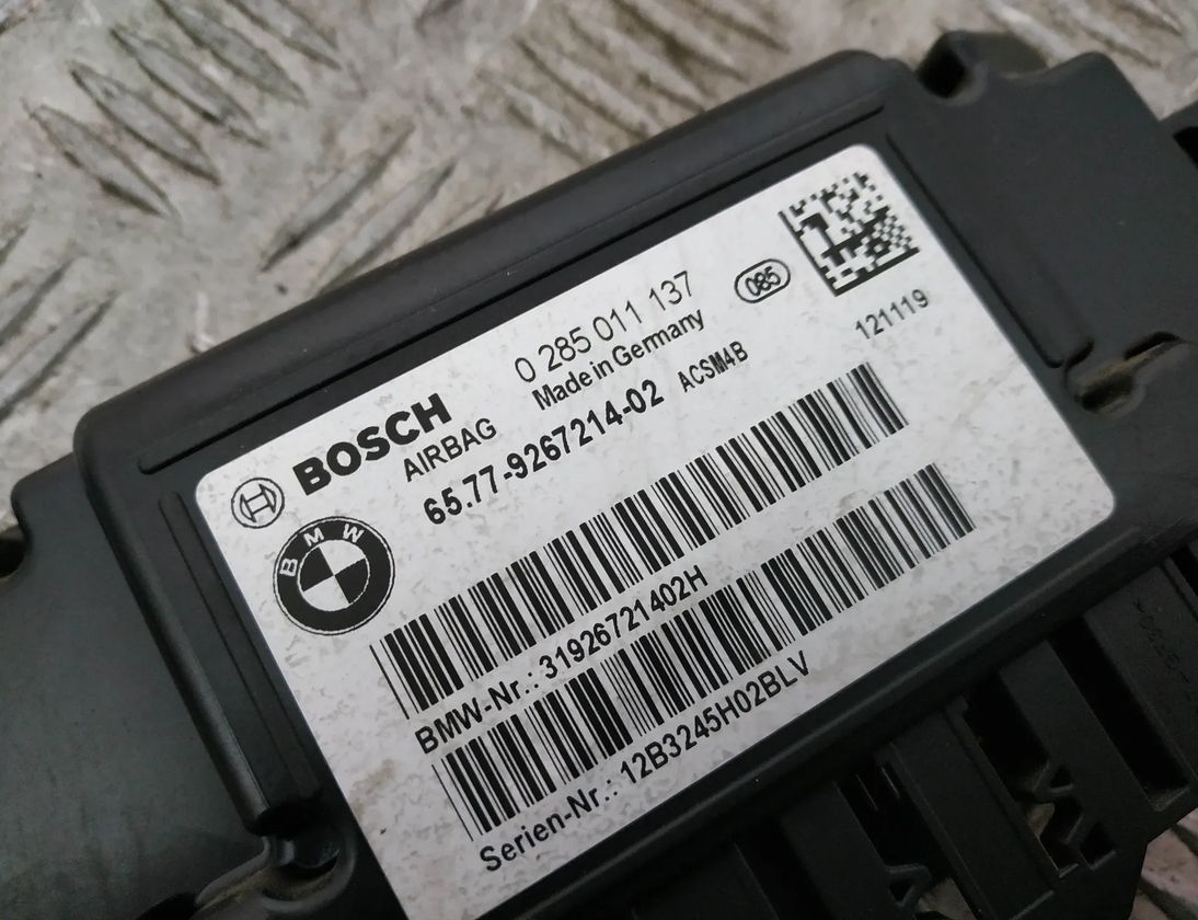 BMW 3 Series F30/F31 (2011-2020) Блок SRS 9267214,65779267214,0285011137 17559127