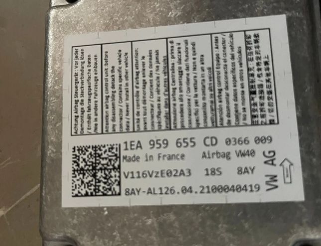 VOLKSWAGEN ID.3 1 generation (2019-2023) Other Control Units 1ea959655cd 17175207