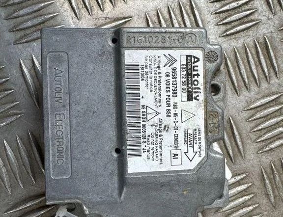 CITROËN C4 2 generation (2010-2024) SRS Control Unit 9646757180,603725800 31570788