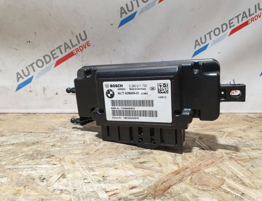 BMW 4 Series F32/F33/F36 (2013-2020) SRS Control Unit 0285011730,9296494,65779296494 32245280