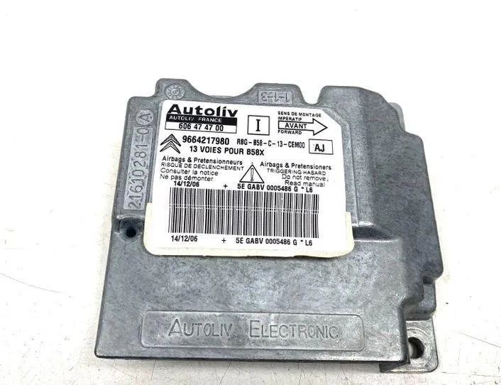 CITROËN C4 Picasso 1 generation (2006-2013) SRS Control Unit 9664217980,606474700 24716488