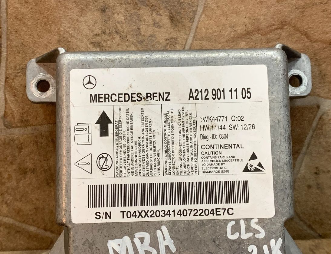 MERCEDES-BENZ CLS-Class C218/X218 (2011-2017) SRS Control Unit A2129011105 33013000