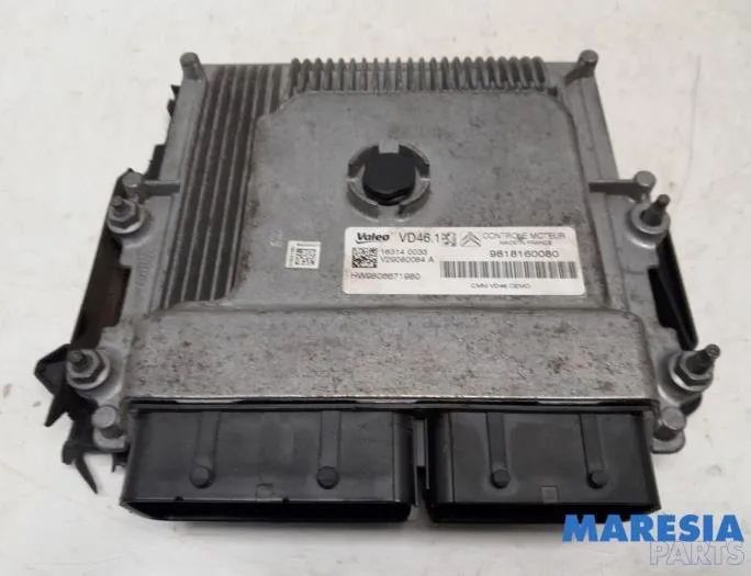 PEUGEOT 308 T9 (2013-2021) Блок управления двигателем 9663123380,9818160080,V29080084A,9807054180,22661F01,1610807880,6160C1,BSIN0400,1614120580,1669607480,1611717380,1617308380,E1111754,163140033,HW980661980,1677636280 27760849