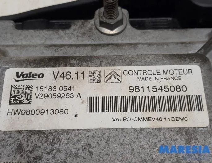 CITROËN C4 Cactus 1 generation (2014-2024) Engine Control Unit ECU 9800913080,9811545080,9807531680,1613248880,V29059263A,1612139080,1669607580 27762889