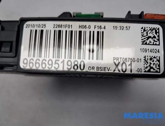 CITROËN DS3 1 generation (2010-2015) Engine Control Unit ECU 9664834180,9663123380,9666951980,0261S05191,9666325680,6580YJ,1663371380,6160C1,BSIEVXO100 30360006