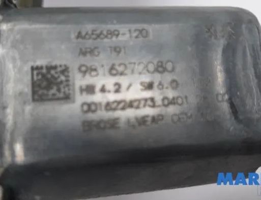 PEUGEOT 308 T9 (2013-2021) Стеклоподъемник задней левой двери 9816273680,9826080480,981627080 31803545