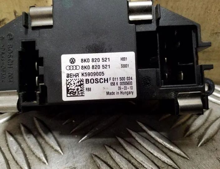 AUDI Q5 8R (2008-2017) Blower fan relay 8K0820521,K5909005,F011500024 26158009