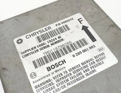 CHRYSLER Voyager 2 generation (1990-1995) SRS Control Unit 4686242,0285001093,19224AE 22727212
