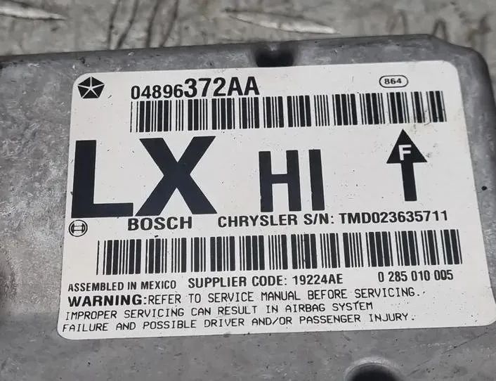 CHRYSLER 300C 1 generation (2005-2011) Engine Control Unit ECU 04896372AA,0285010005 24186227