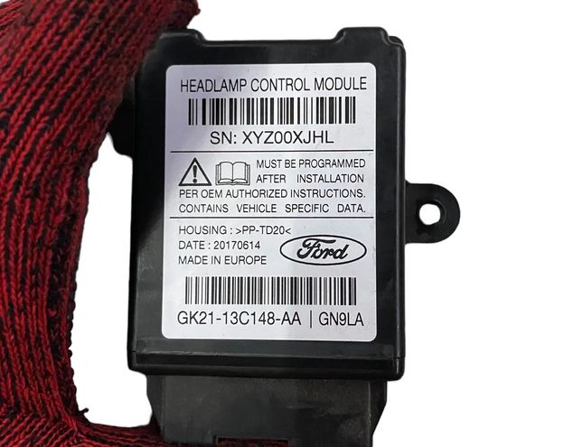 FORD Transit 4 generation (2013-2024) Headlight Control Unit GK2113C148AA 21873535