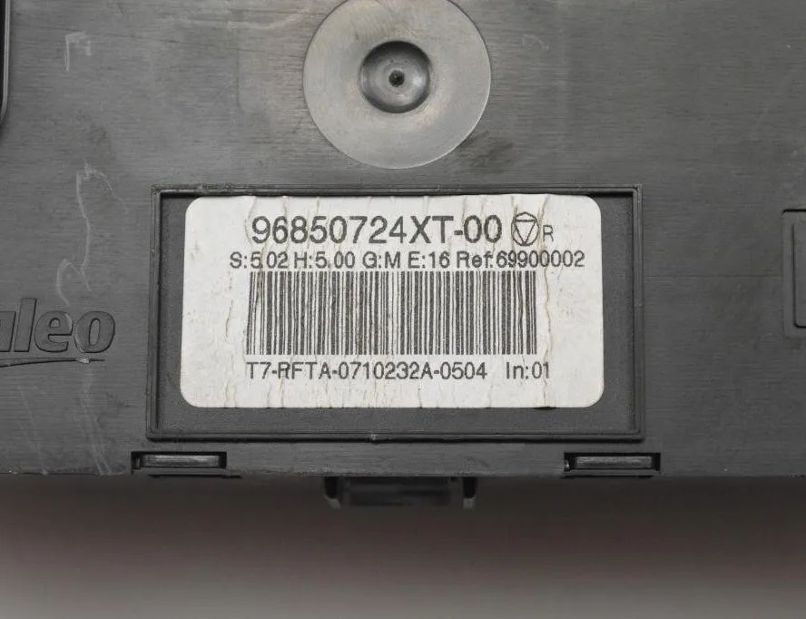 PEUGEOT 308 T7 (2007-2015) Pегулятор климы 96850724XT00 30769272