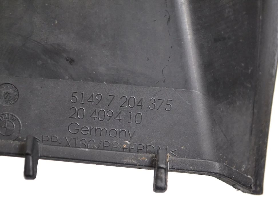 BMW 5 Series F10/F11 (2009-2017) Rear Tailgate Left Side Drip Rail Trim 7204375 13558268