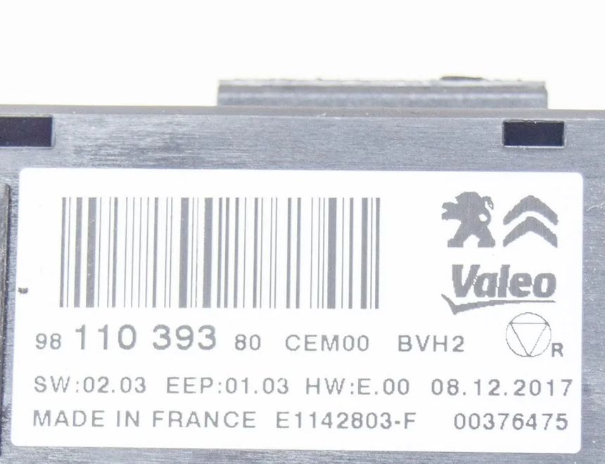 PEUGEOT 308 T9 (2013-2021) Climate control unit E1142803-F,9811039380 11571516
