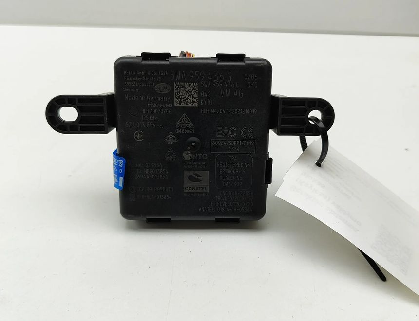 SKODA Enyaq 1 generation (2020-2023) Блок управления без ключа 5WA959436G 30780768