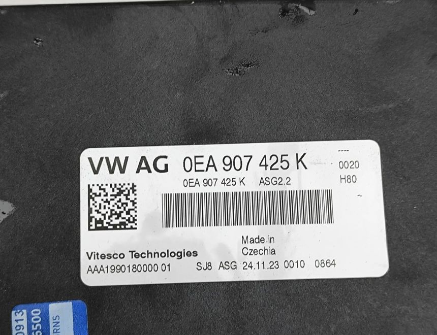 SKODA Enyaq 1 generation (2020-2023) Блок управления двигателем 0EA907425K 32699329