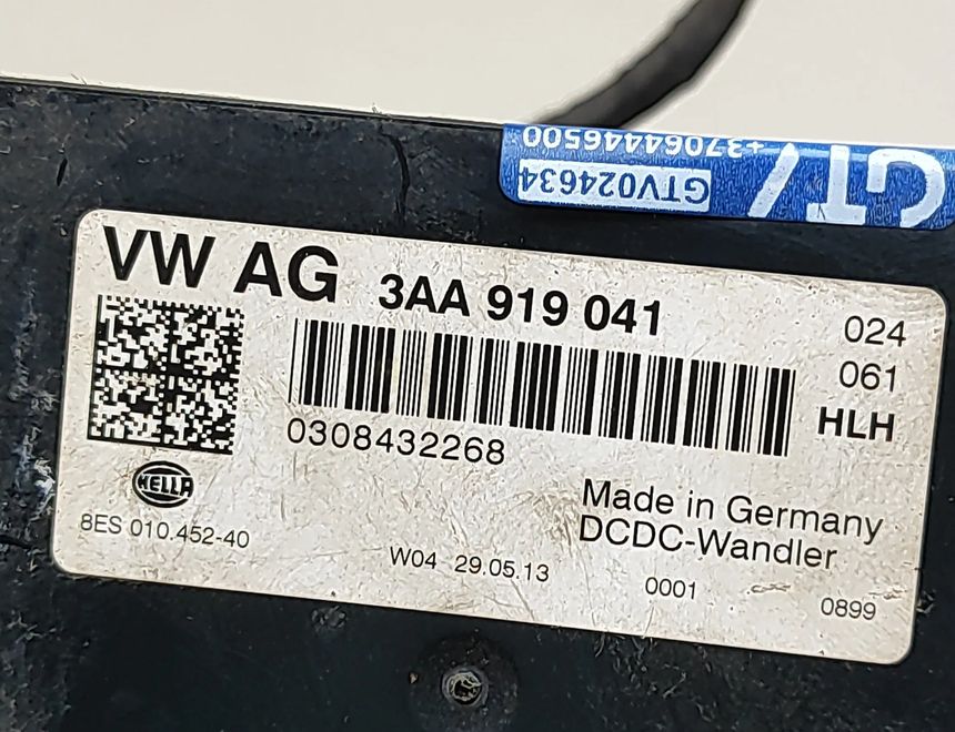 VOLKSWAGEN Amarok 1 generation (2010-2022) Voltage Control Unit 3AA919041,8ES010452,2H0971273E 33016393