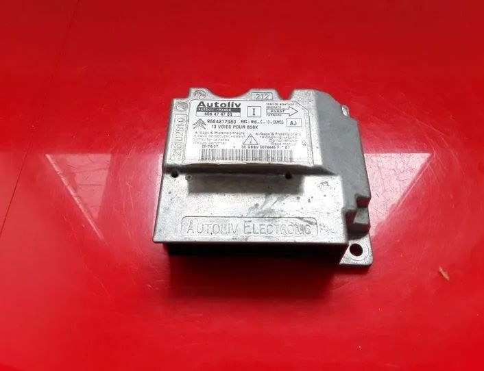 CITROËN C4 Picasso 1 generation (2006-2013) SRS Control Unit 9664217980,606474700,RBGB58C13CEM00 25534606