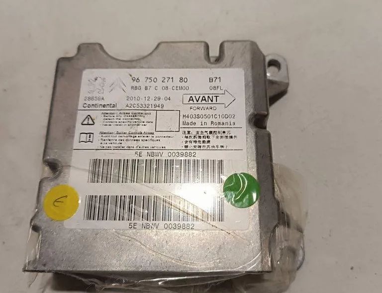 CITROËN C4 2 generation (2010-2024) SRS Control Unit H400S0501C10D2,9675027180 30354183