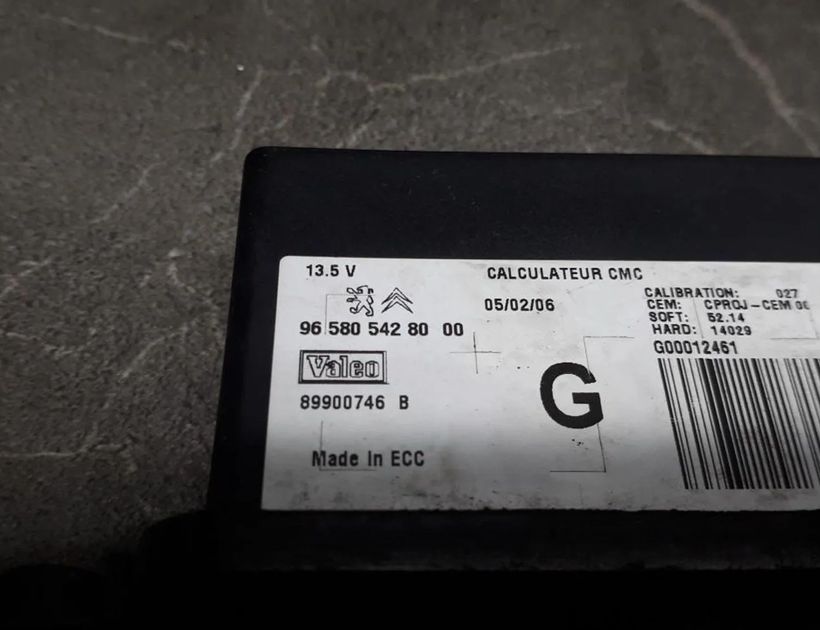 CITROËN C3 Picasso 1 generation (2008-2016) Other Control Units 965805428000 30120957