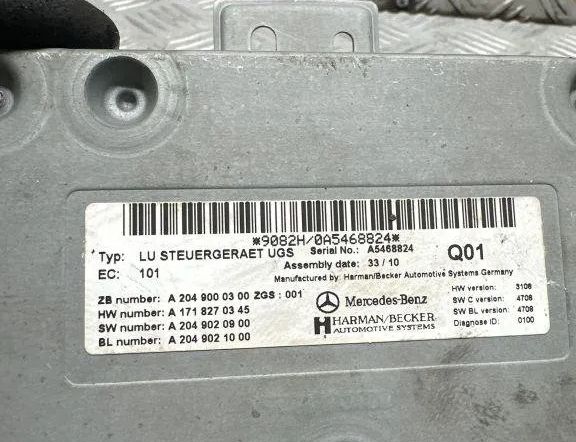MERCEDES-BENZ C-Class W204/S204/C204 (2004-2015) Блок управления навигацией A2049000300 30496424