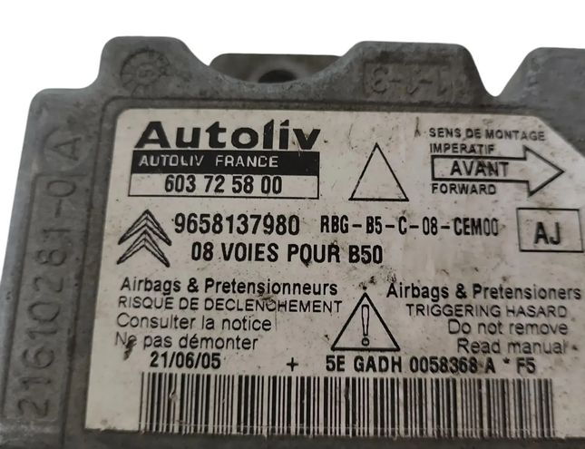 CITROËN C4 Picasso 1 generation (2006-2013) Блок SRS 9658137980 28679115