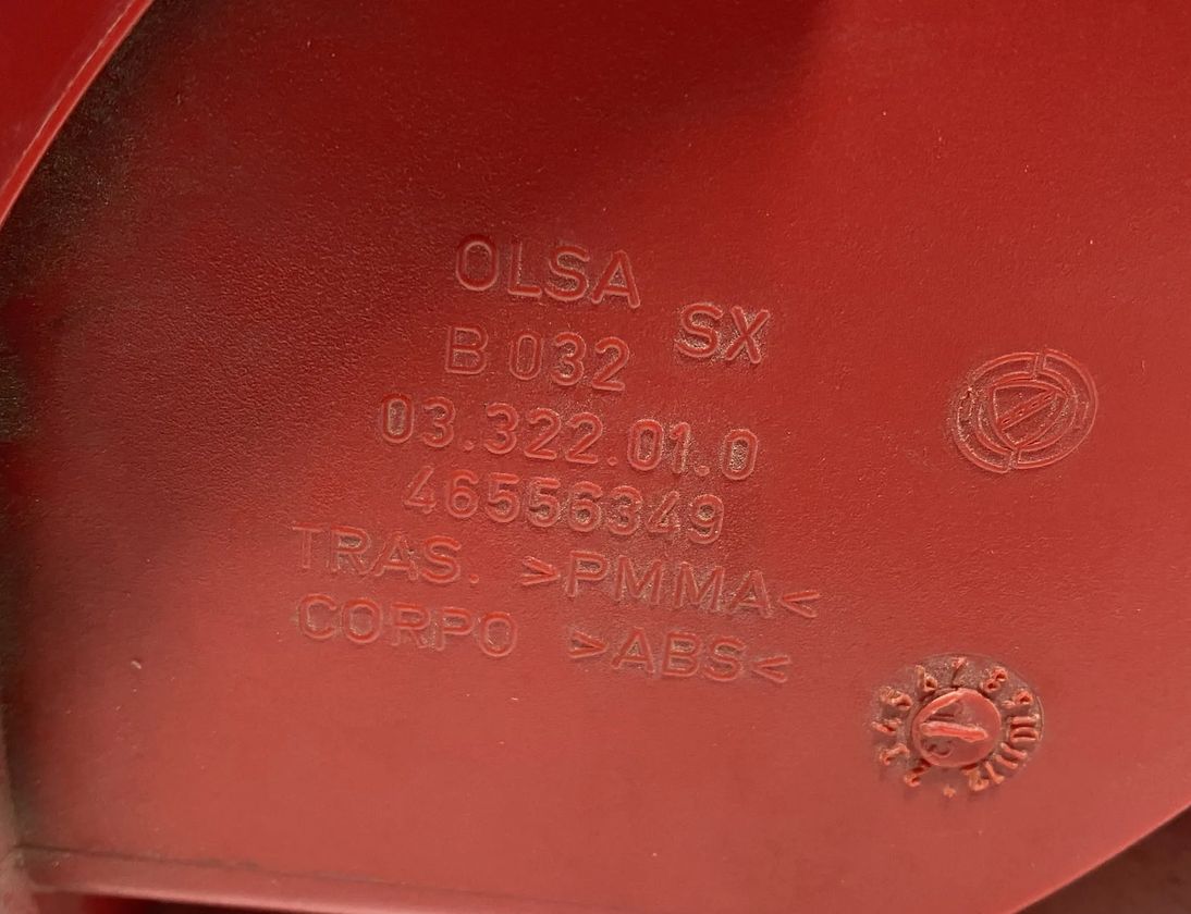 ALFA ROMEO 147 1 generation (2000-2010) Rear Left Taillight 46556349 17746396