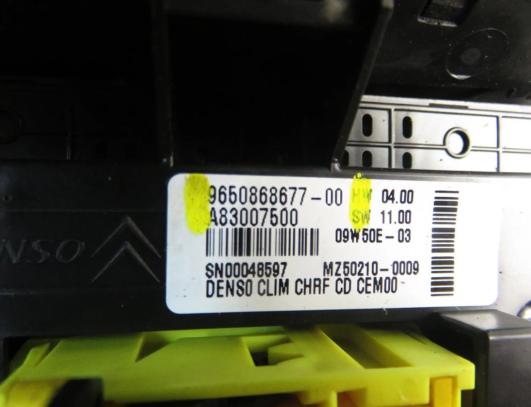 CITROËN C4 Picasso 1 generation (2006-2013) Pегулятор климы 303814AB,965086867700 31492524