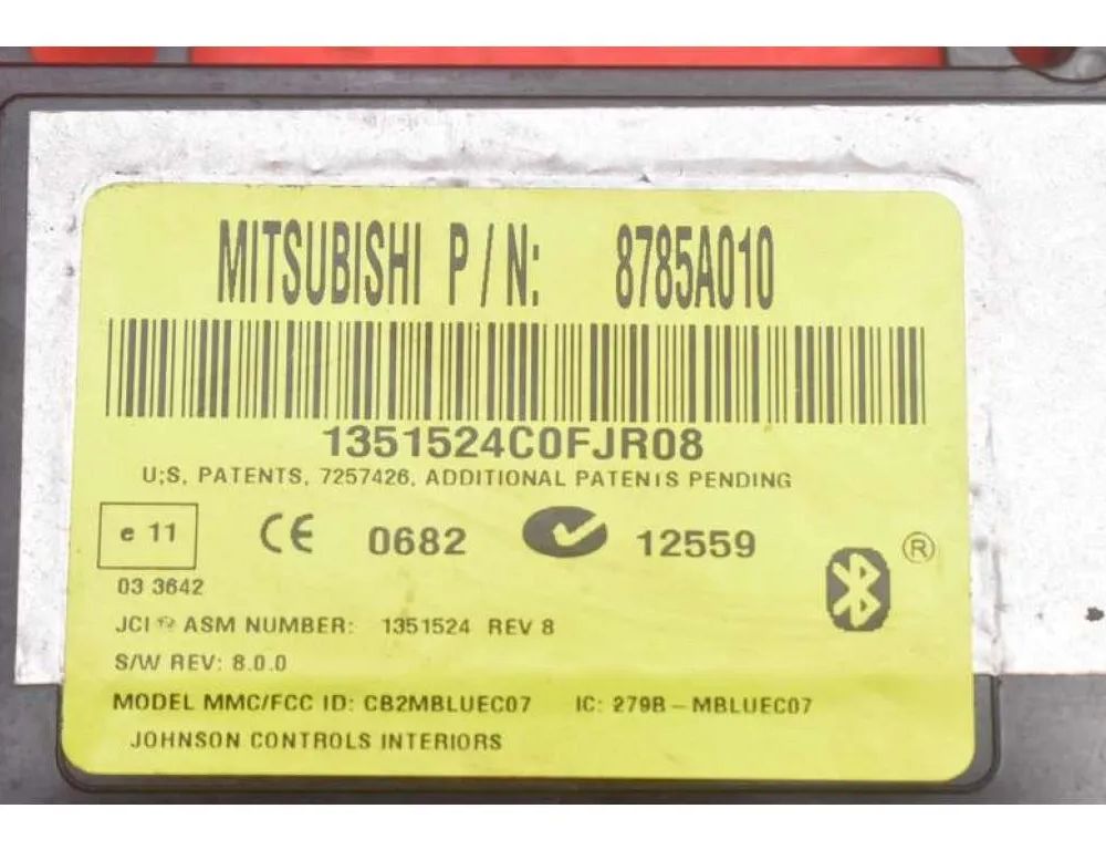 PEUGEOT 4007 1 generation (2007-2012) Блок управления двигателем 8785A010 26580839