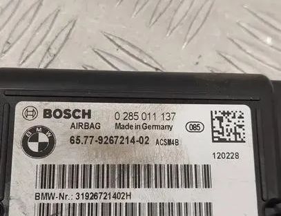BMW 3 Series F30/F31 (2011-2020) Блок SRS 9267214,31926721402H,0285011137 22988310