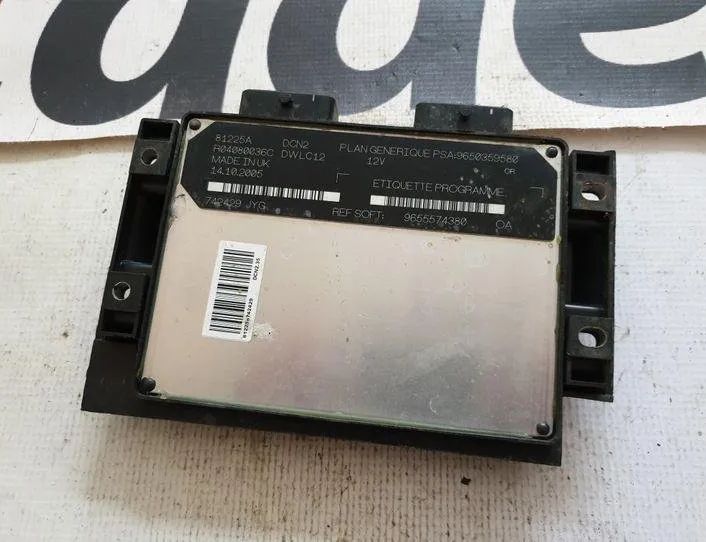 PEUGEOT Partner 1 generation (1996-2012) Engine Control Unit ECU 743,809,650,300,000,555 21490414