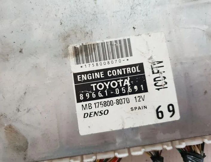 TOYOTA Avensis 2 generation (2002-2009) Блок управления двигателем 056,918,966,100,000,661 21491985