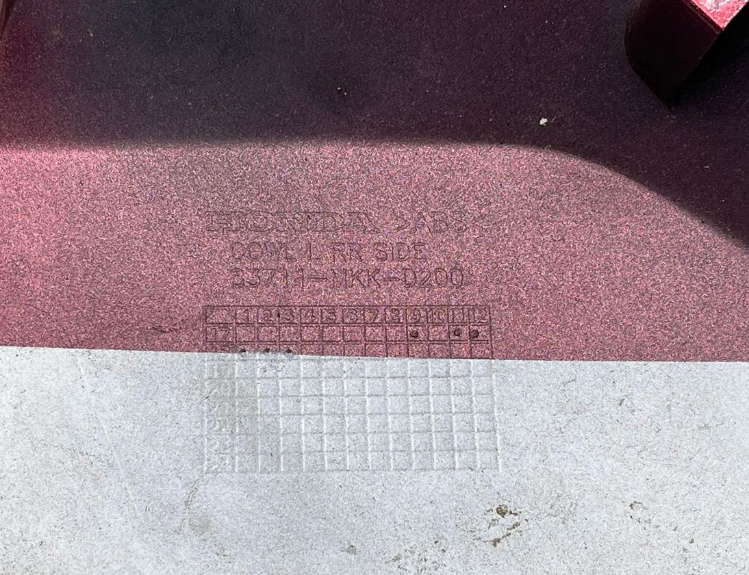 HONDA CRF (2000-present) Rear left side fairing cover cowl LH 83711-MKK-D200 32862267