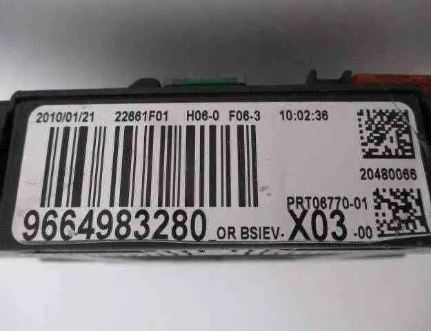 CITROËN C3 2 generation (2009-2016) Блок управления Комфорт X03,9664983280,22661F01,PRT0677001 32465519