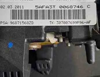 CITROËN C4 2 generation (2010-2024) Steering Wheel Airbag 96871568ZD 32468305