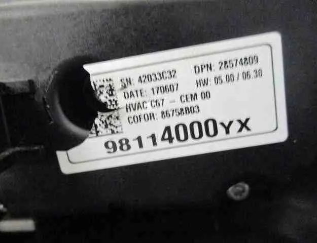 OPEL Crossland X 1 generation (2017-2023) Other Control Units 39093050 32468470