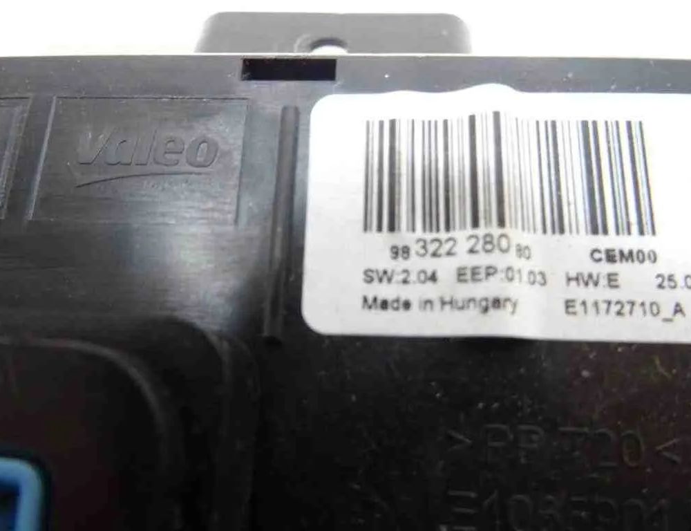 CITROËN C3 Picasso 1 generation (2008-2016) Other Control Units 9832228080 32484524