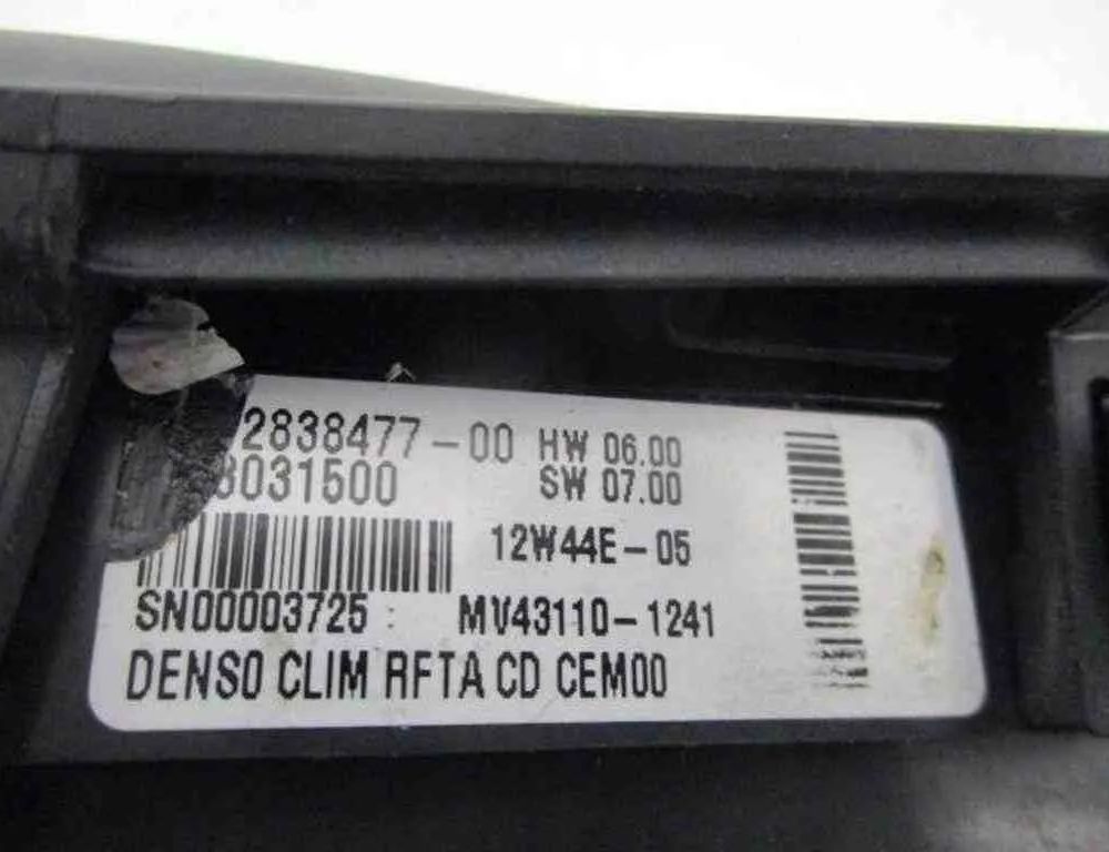 CITROËN C3 Picasso 1 generation (2008-2016) Other Control Units 9652838477 32489579