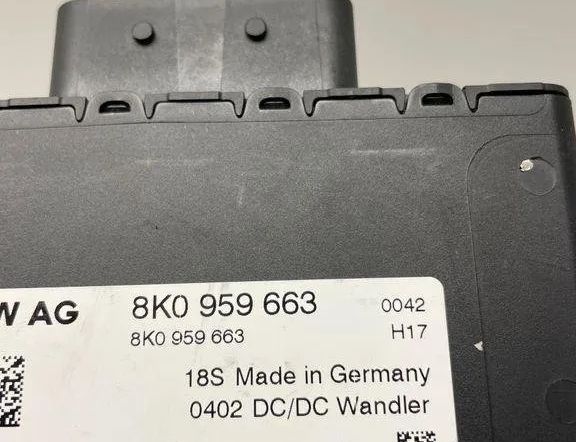 AUDI A4 allroad B8 (2009-2015) Другие блоки управления 8K0959663F,8K0959663A,8K0959663C,8K0959663D,8K0959663 32205557