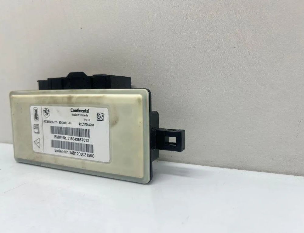 BMW 4 Series F32/F33/F36 (2013-2020) SRS Control Unit 9343687 31997316