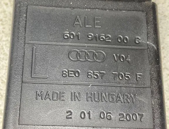 AUDI A4 B7/8E (2004-2008) Front Left Seatbelt 8E0857705F,201062007,601916200C 36151428