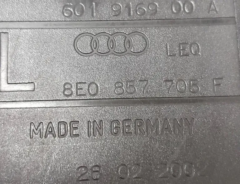 AUDI A4 B6/8E (2000-2005) Front Left Seatbelt 8E0857705F,601916900A,28022002 36161856