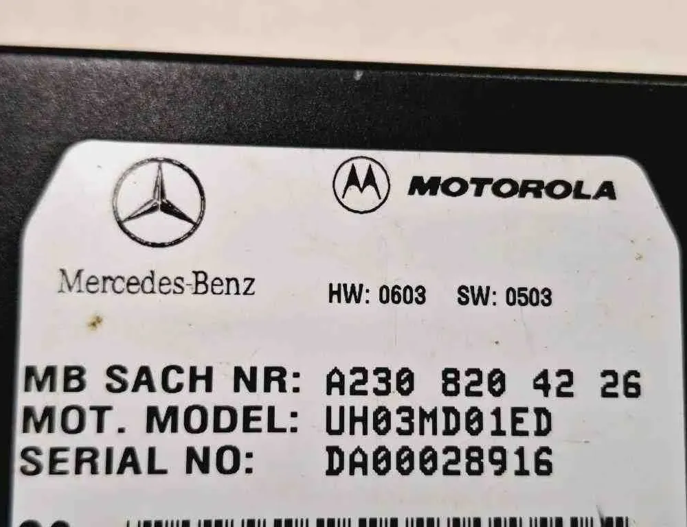 MERCEDES-BENZ C-Class W203/S203/CL203 (2000-2008) Phone control unit A2308204226,UH03MD01ED 32727030